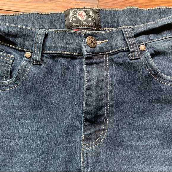 Men’s English Laundry Skinny Jeans Dark Blue Size 36x30 - Picture 3 of 11